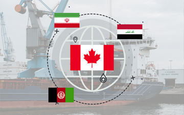 Fast shipping services to Iran, Iraq and Afghanistan from Canada